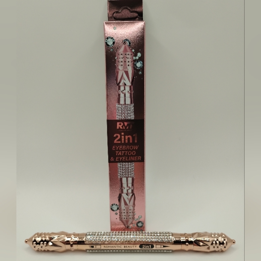 2-in-1 Eyebrow Tattoo & Eyeliner In Medium Brown